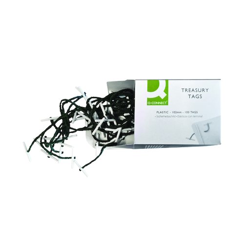 Q Connect Plastic Treasury Tag 101mm (100 Pack) KF04573 (KF04573)