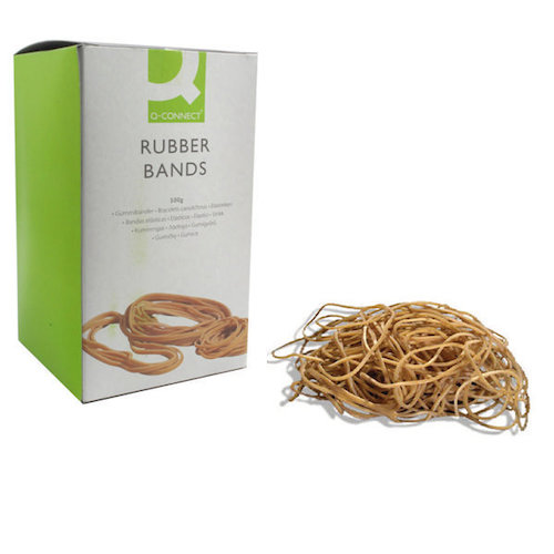 Q Connect Rubber Bands No.19 88.9 x 1.6mm 500g KF10527 (KF10527)
