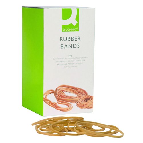 Q Connect Rubber Bands No.69 152.4 x 6.3mm 500g KF10554 (KF10554)