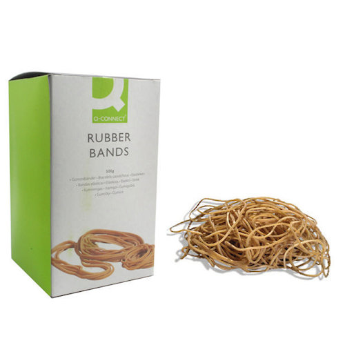 Q Connect Rubber Bands No.75 101.6 x 9.5mm 500g KF10560 (KF10560)