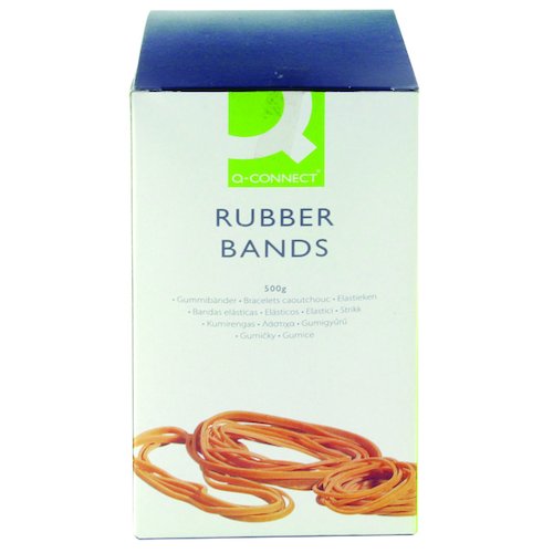 Q Connect Rubber Bands Assorted Sizes 500g KF10577 (KF10577)