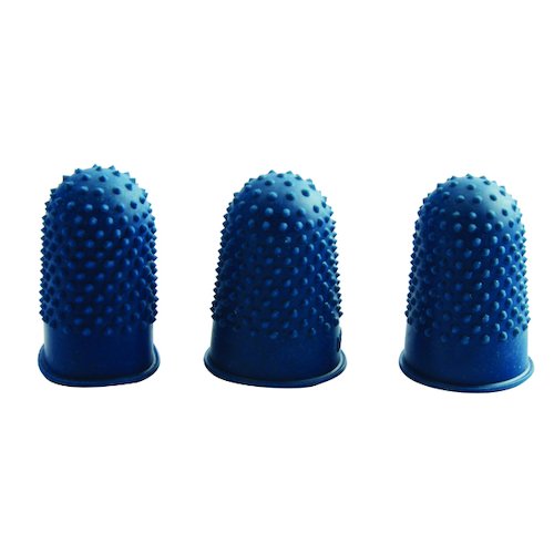 Q Connect Thimblettes Size 1 Blue (12 Pack) KF21509 (KF21509)