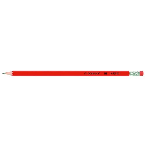 Q Connect HB Rubber Tipped Office Pencil (12 Pack) KF25011 (KF25011)