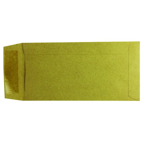 Q Connect DL Envelopes Pocket Gummed 70gsm Manilla (1000 Pack) KF3414 (KF3414)