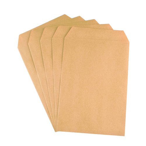 Q Connect C5 Envelopes Pocket Self Seal 90gsm Manilla (500 Pack) X1074/01 (KF3441)