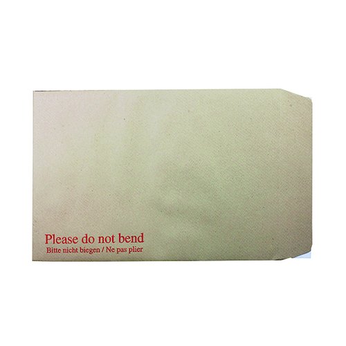 Q Connect C4 Envelopes Board Back Peel and Seal 115gsm Manilla (125 Pack) KF3521 (KF3521)