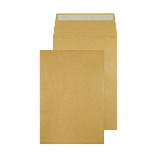 Q Connect Envelope Gusset 324x229x25mm Peel and Seal 120gsm Manilla (100 Pack) KF3527 (KF3527)