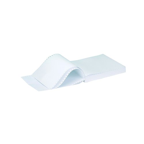 Q Connect Listing Paper 11 x 9.5 Inches 2 Part NCR Plain (1000 Pack) C2NPP (KF50032)