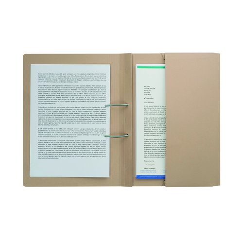 Pocket Spiral Files 285gsm Foolscap Buff (25 Pack) TPFM BUFZ (LL25397)