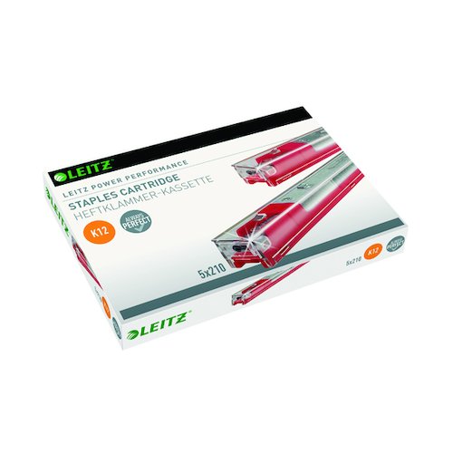 Leitz Red Heavy Duty Staple Cartridge (5 Pack) 55940000 (LZ5583)