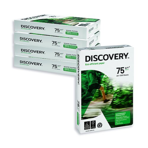 Discovery A4 White Paper 75gsm (2500 Pack) 59908 (MO00706)