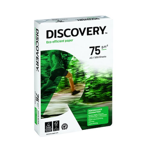 Discovery A3 White Paper 75gsm (500 Pack) 59911 (MO08330)