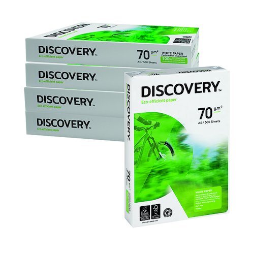 Discovery A4 White Paper 70gsm (2500 Pack) 59912 (MO32842)