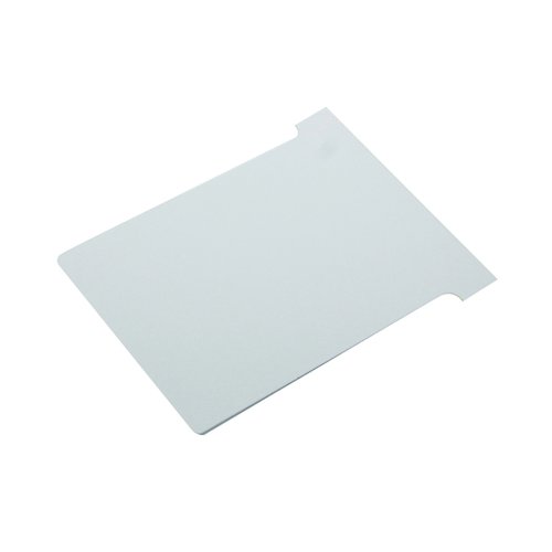 Nobo T Card Size 2 48 x 85mm White (100 Pack) 2002002 (NB38900)