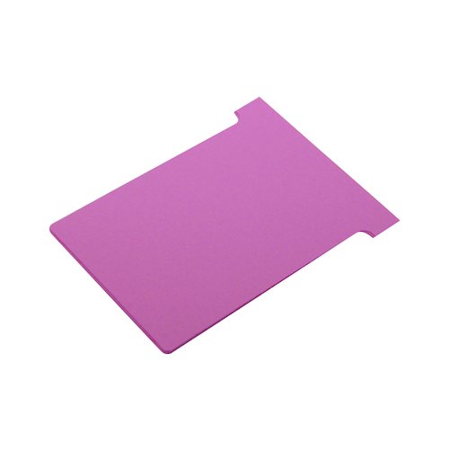 Nobo T Card Size 3 80 x 120mm Pink (100 Pack) 2003008 (NB38916)