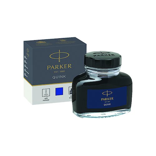 Parker Quink Blue Permanent Ink Bottle 2oz S0037470 (PA02048)