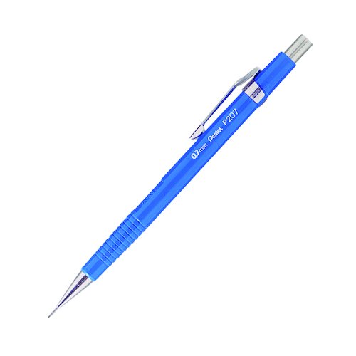 Pentel P200 Automatic Pencil 0.7mm Blue Barrel (12 Pack) P207 (PE04025)