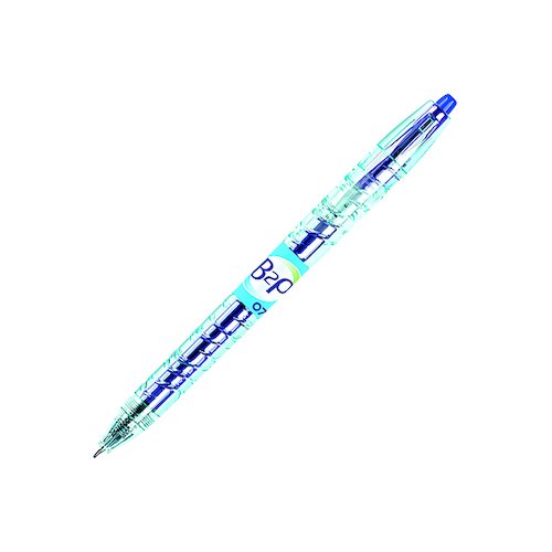 Pilot Bottle 2 Pen Gel Ink Rollerball Pen Fine Blue (10 Pack) 054101003 (PI37750)