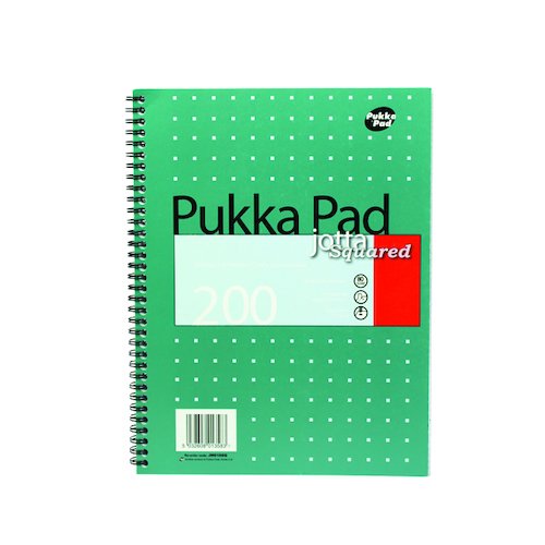 Pukka Pad Square Wirebound Metallic Jotta Notepad 200 Pages A4 (3 Pack) JM018SQ (PP01358)