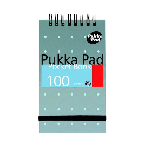 Pukka Pad Ruled Wirebound Metallic Pocket Notebook 100 Pages A7 (6 Pack) 6254 MeT (PP16254)