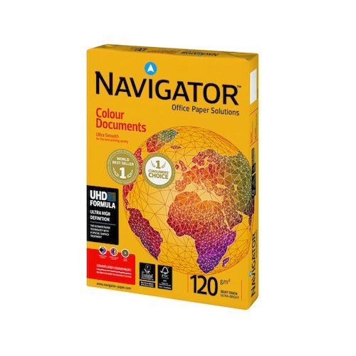 Navigator Colour Documents A4 Paper 120gsm (250 Pack) NAVA4120 (PPR53024)