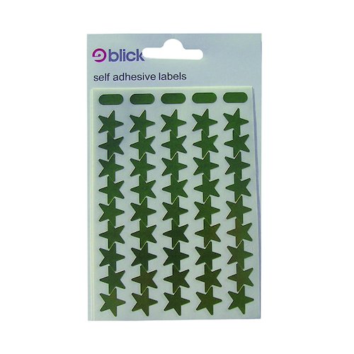 Blick Metallic Stars 14mm 135 Per Bag Gold (2700 Pack) RS025351 (RS02535)
