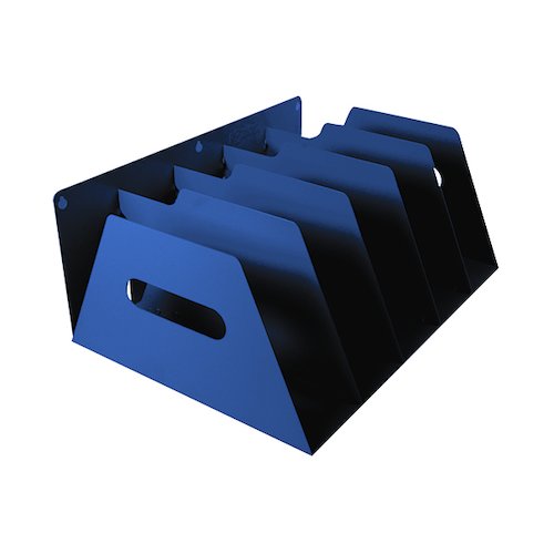 Rotadex 5 Section Lever Arch Filing Rack Blue LAR5Blue (RT04125)