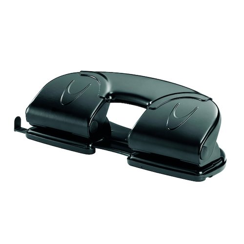 Rexel V412 4 Hole Punch Black 08309 (RX02113)