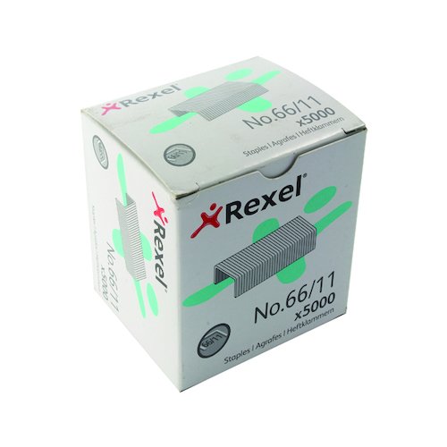 Rexel No. 66 11mm Staples (5000 Pack) 06070 (RX06070)