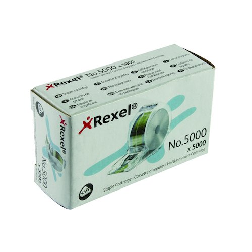Rexel No. 5000 Staple Cartridge (5000 Pack) 06308 (RX06308)