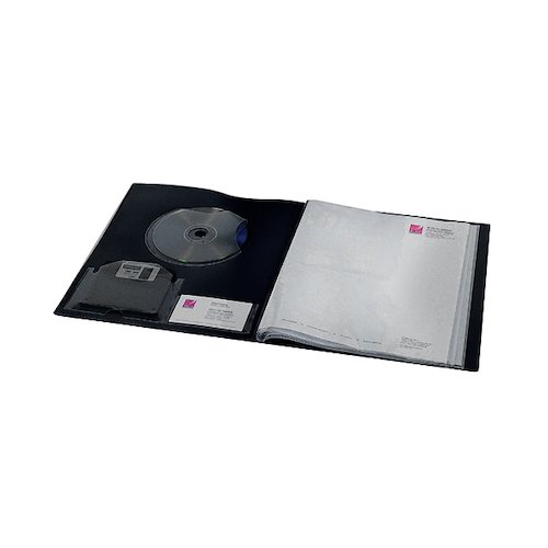 Rexel Clearview Display Book 24 Pocket A4 Black 10320BK (RX10320BK)