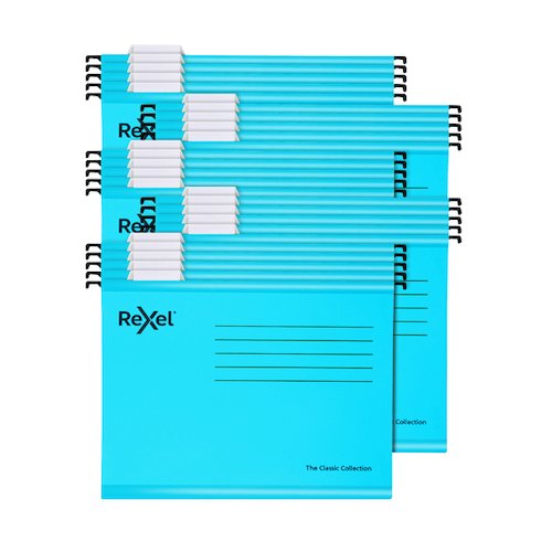 Rexel  Classic Suspension Files A4 Blue (25 Pack) 2115587 (RX58097)