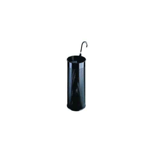 Umbrella/Waste Bin Perforated Black 310251 (SBY05954)