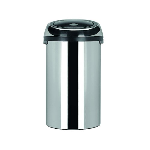 Touch Top Waste Bin 50 Litre Steel 311734 (SBY06547)