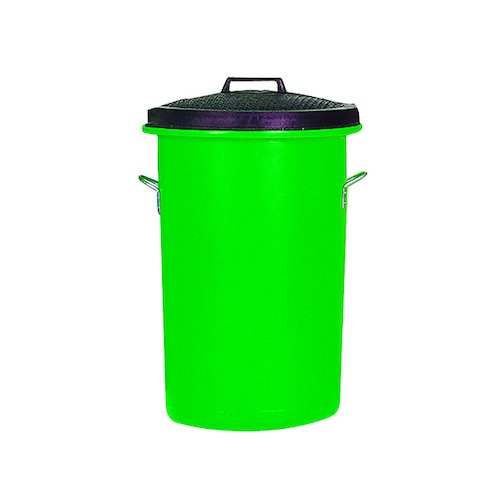 Heavy Duty Coloured Dustbin 85 Litre Green 311965 (SBY06635)