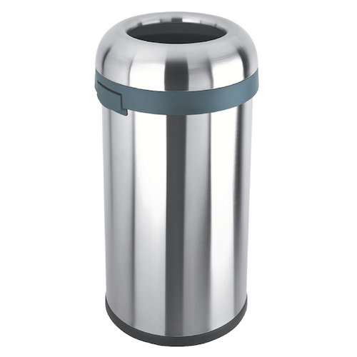 Open Top Bullet Bin 60L Silver 380856 (SBY23451)