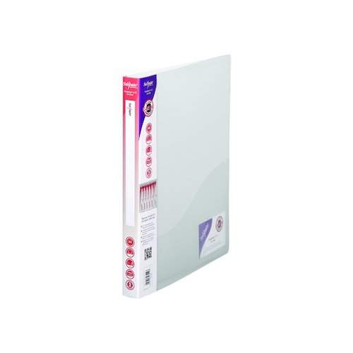 Snopake 15mm 2 Ring Ring Binder Polypropylene A4 Clear (10 Pack) 10119 (SK03120)