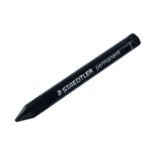 Staedtler Lumocolor Omnigraph Crayon Permanent Black (12 Pack) 2369 (ST32399)