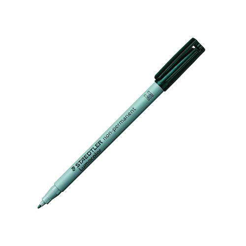 Staedtler Lumocolour Universal Pen Water Soluble Medium Black (10 Pack) 315 9 (ST33192)