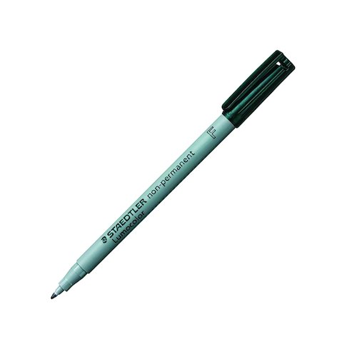 Staedtler Lumocolour Universal Pen Water Soluble Fine Black (10 Pack) 316 9 (ST33212)