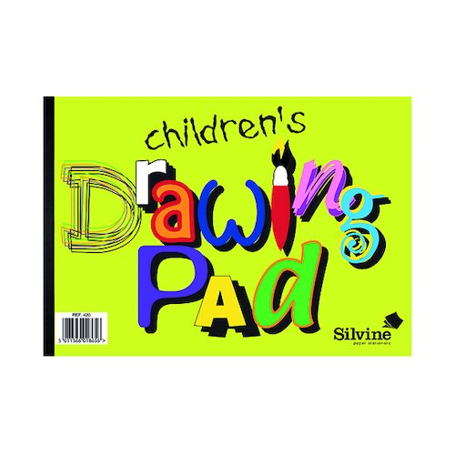 Silvine Children's Drawing Pad (12 Pack) 420 (SV41865)