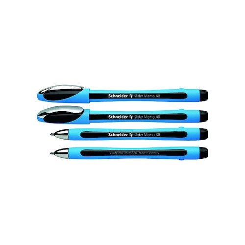 Schneider Slider Memo XB Ballpoint Pen Large Black (10 Pack) 150201 (TB06420)