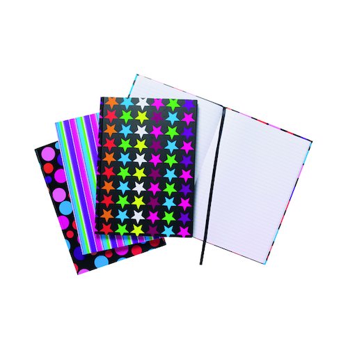 Tiger Assorted Fashion Notebook A4 (5 Pack) 301650 (TGR01650)