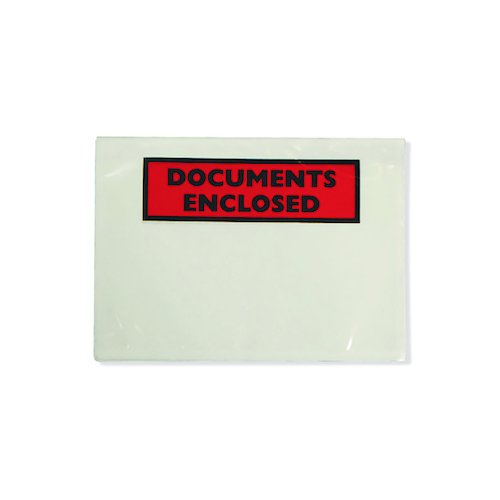 GoSecure Document Envelopes Documents Enclosed Self Adhesive A6 (1000 Pack) 4302002 (TZ60377)