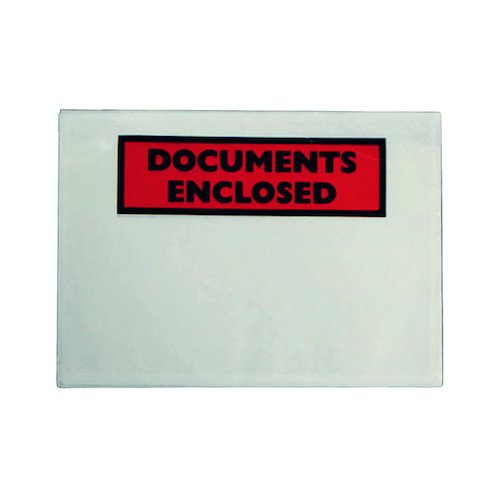 GoSecure Document Envelopes Documents Enclosed Self Adhesive DL (1000 Pack) 4302004 (TZ60383)