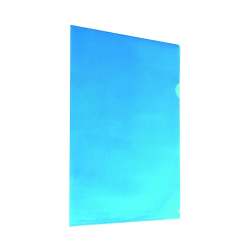 Blue Cut Flush Folders (100 Pack) WX01486 (WX01486)