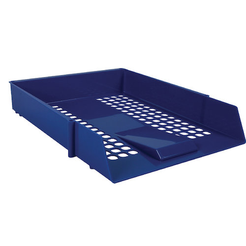 Blue Plastic Letter Tray (12 Pack) WX10052 (WX10052)