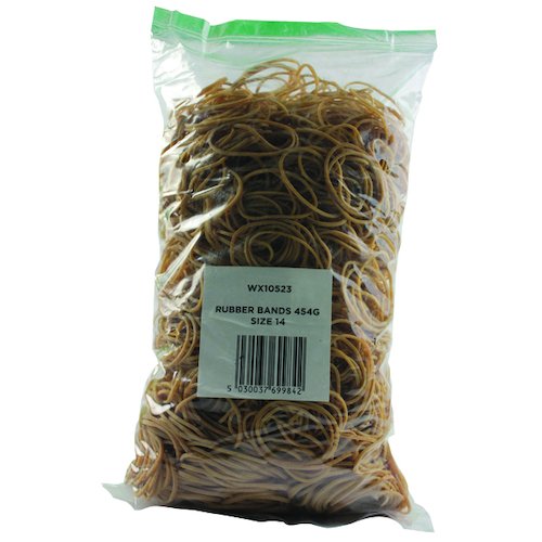 Size 14 Rubber Bands (454g Pack) 2429549 (WX10523)