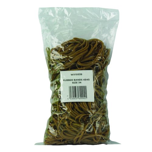 Size 34 Rubber Bands (454g Pack) 3105063 (WX10539)