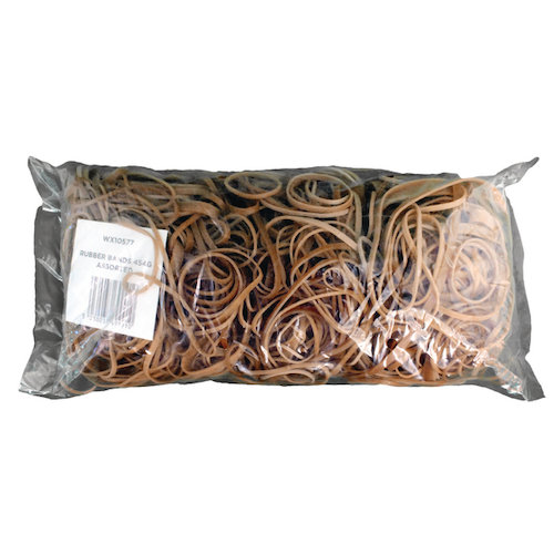 Assorted Size Rubber Bands (454g Pack) 9340013 (WX10577)